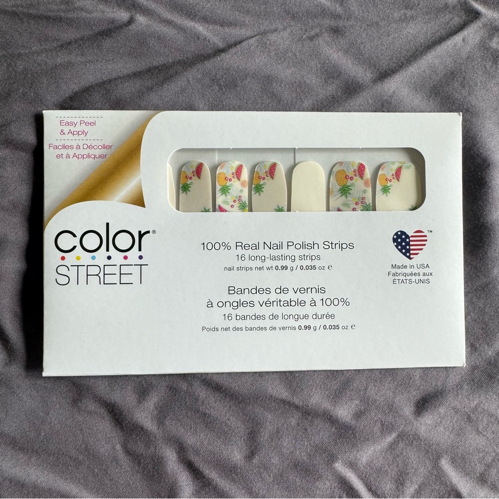 *Retired* Color Street: Tutti Frutti | Summer Fruit White Pink Green Party - Picture 3 of 13